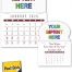 Contemporary Press-n-Stick™ Calendar, Full Color