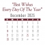 Contemporary Press-n-Stick™ Calendar, Full Color