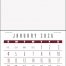 Contemporary Press-n-Stick™ Calendar