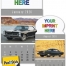 Cruisin&#039; Cars Press-n-Stick™ Calendar, Full Color