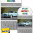 Vitronic Cruisin&#039; Cars Press-n-Stick™ Calendar, Full Color