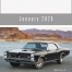 Cruisin&#039; Cars Press-n-Stick™ Calendar, Full Color
