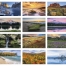 Scenic Press-n-Stick™ Calendar, Full Color