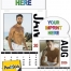 Male Call Press-n-Stick™ Calendar, Full Color
