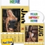 Maiden America Press-n-Stick™ Calendar, Full Color