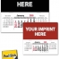 Horizontal 3-Mo. View Press-n-Stick™ XL Calendar