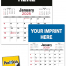 Vitronic Jumbo 3-Mo. View Press-n-Stick™ Calendar