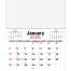 Vitronic Jumbo 3-Mo. View Press-n-Stick™ Calendar