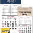 Quarterly (3-Mo. View) Press-n-Stick™ Calendar