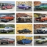 Cruisin&#039; Cars Press-n-Stick™ Calendar