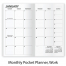 SEAM Coarse Monthly Pocket Planner
