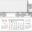 Warwick Easy Stick™ Calendar, Semi Truck