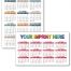 Custom Laminated Card Calendar, 5.25 x 8.5