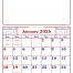 12-Sheet Commercial Calendar, 19 x 26 (Memo)