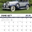 2026 Automotive Classics Promotional Wall Calendar 10 7/8 x 18