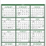 Full Year View Calendar - 20 x 29 (Accent, Laminated)