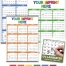 Full Year View Calendar - 27 x 38 (Accent, Laminated)