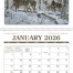Wildlife Art Pocket Calendar
