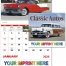 Classic Autos Spiral Calendar