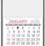 Warwick Easy Stick™ Calendar, Universal