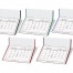2026 The Valoy Desktop Calendar 5 1/4 quot x 5 1/2 quot Sturdy Rigid Desk Top